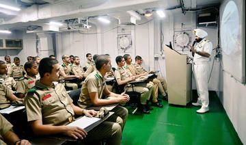 Participation des cadets de la Marine saoudienne au premier exercice conjoint avec la Marine indienne 