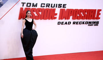 L'actrice Hayley Atwell habillée par la maison saoudienne Ashi Studio à l'avant-première de Mission: Impossible à Londres