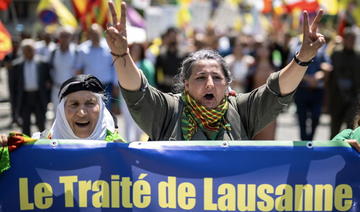 Kurdes: Manifestation pour les 100 ans du Traité de Lausanne