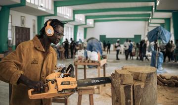 Moto-machettes, femme-arbre, la sculpture en compétition aux jeux de la Francophonie