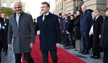 Macron entame une rare visite d'Etat d'un président français en Suisse 