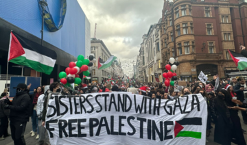 À Londres, des manifestants pro-palestiniens exhortent les consommateurs de Noël à boycotter les marques «liées à Israël»