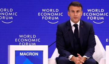 A Davos, Macron appelle l'Europe à s'armer en 2024 face à «l'accélération» du monde 