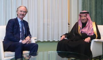 Le vice-ministre saoudien des AE s’entretient avec l’envoyé de l’ONU pour la Syrie
