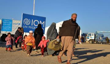 Un demi-million d'Afghans rentrés du Pakistan, selon l'OIM