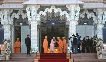 Le Premier ministre indien inaugure le premier temple hindou d’Abu Dhabi