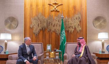 Le prince héritier saoudien reçoit le président de la Douma russe