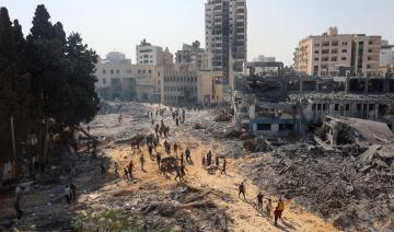 Le centre de Gaza-ville, de coeur battant à désert de ruines