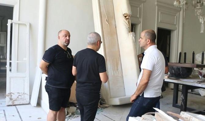 Le célèbre couturier Elie Saab retrouve sa maison en ruines à Beyrouth