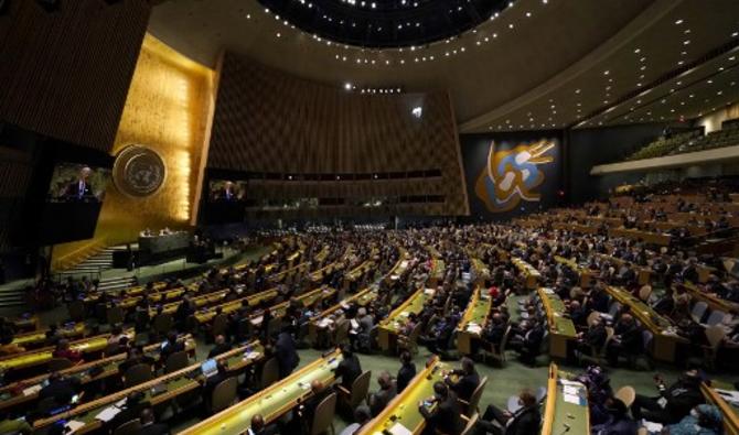 Le président américain Joe Biden a prononcé le premier discours solennel de son mandat à la tribune des Nations unies devant plusieurs dirigeants (Photo, AFP)