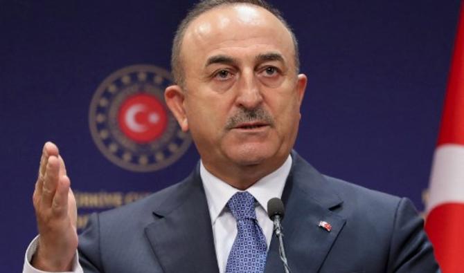 Le ministre turc des Affaires étrangères Mevlüt Cavusoglu tient une conférence de presse conjointe avec le ministre néerlandais des Affaires étrangères après leur rencontre à Ankara, le 2 septembre 2021 (Photo, AFP) 