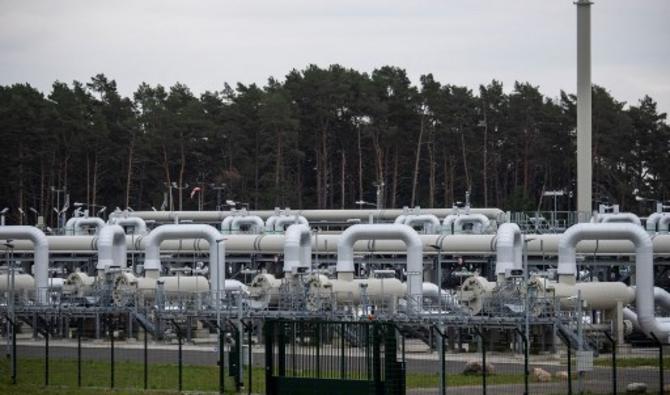 Vue de la station de réception du Pipeline Inspection Gauge (PIG), la partie Nord Stream 2 de la zone d'atterrissage à Lubmin sur la côte allemande de la mer Baltique, le 21 septembre 2021 (Photo, AFP)