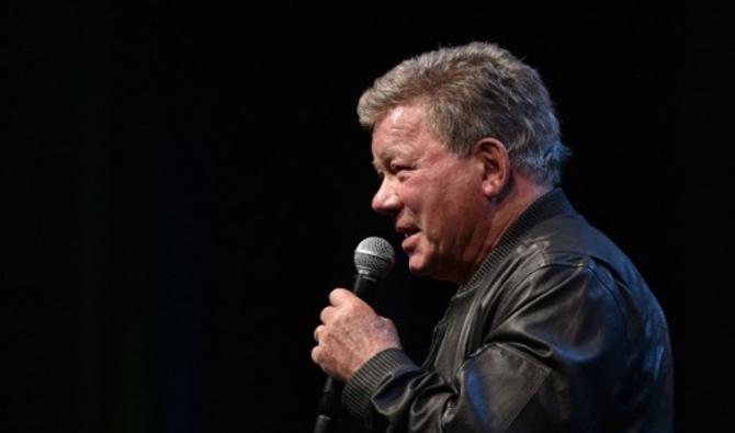 William Shatner, l'acteur ayant incarné le capitaine Kirk dans Star Trek (Photo, AFP)