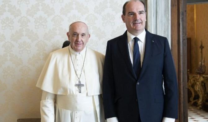 Le Premier ministre Jean Castex a été reçu au Vatican par le pape François (Photo, AFP)