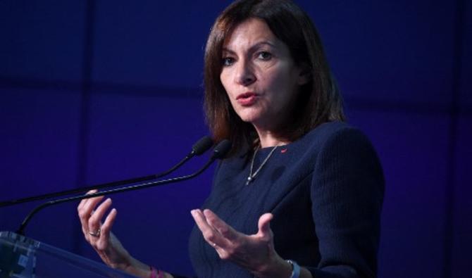 La maire de Paris et candidate du Parti socialiste français (PS) à l'élection présidentielle d'avril 2022, Anne Hidalgo prononce le discours de clôture de l'événement «Climate Finance Day» à Paris le 26 octobre 2021 (Photo, AFP) 