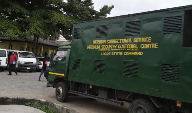 La prison de la Haute Cour de l'État de Lagos, Ikeja, le 10 août 2020. (Photo, AFP)