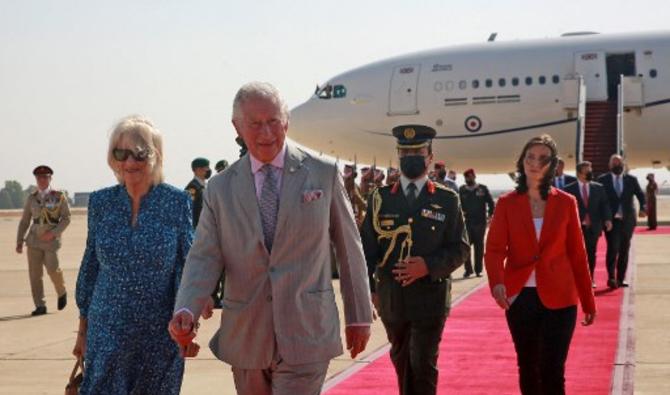 Le prince Charles et son épouse Camilla ont été reçus au palais royal par Abdallah II de Jordanie et son épouse la reine Rania. (Photo, AFP)
