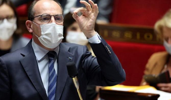 Le Premier ministre français Jean Castex s'exprime lors d'une séance de questions au gouvernement à l'Assemblée nationale à Paris, le 16 novembre 2021. (Photo, AFP)