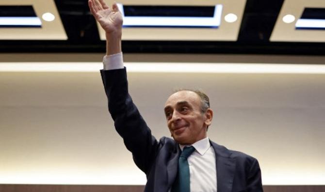 Eric Zemmour au centre de conférence ILEC dans l'ouest de Londres, le 19 novembre 2021. (Photo, AFP)