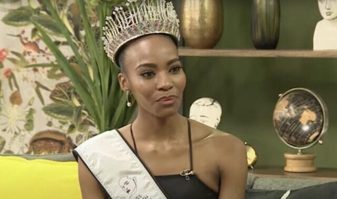 Miss Afrique du Sud Lalela Mswane. (Capture d'écran, YouTube)