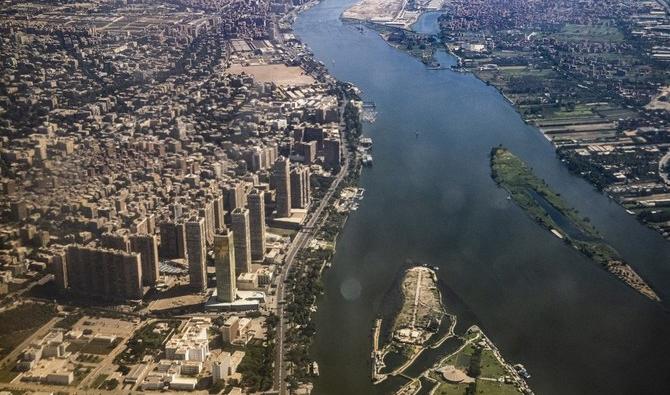 Une vue aérienne de la banlieue de Maadi et de sa partie surplombant le Nil au sud du Caire. (Dossier/AFP) 