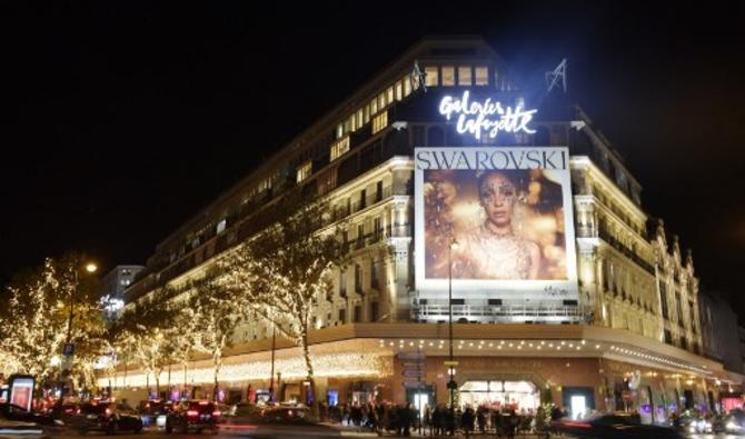 Les Galeries Lafayette à Paris, le 17 novembre 2021. (Photo, AFP)