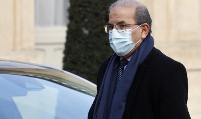 Le président du CFCM Mohammed Moussaoui arrive pour une rencontre entre le président français et des représentants du CFCM, le 18 janvier 2021 à Paris. (Photo, AFP)