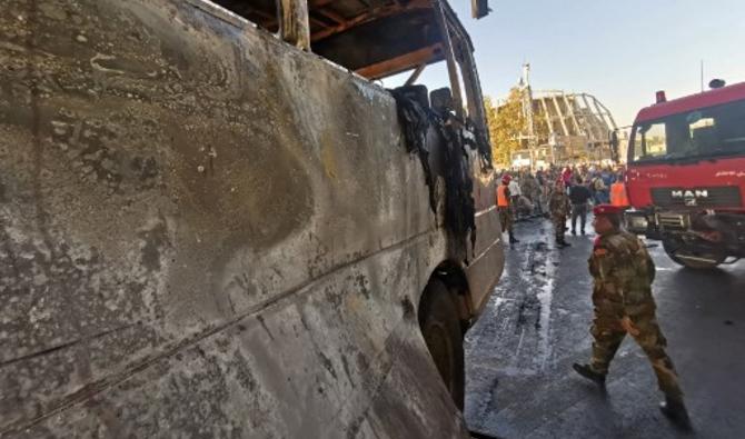 Fin octobre, l'attentat le plus meurtrier depuis quatre ans contre un bus militaire dans la capitale syrienne, avait fait 14 morts et au moins trois blessés. (Photo, AFP)
