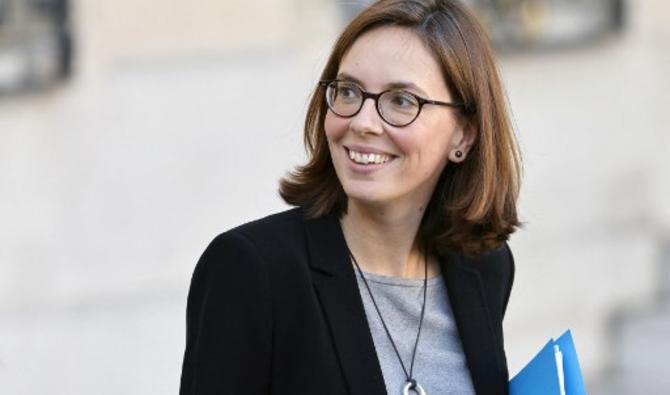 La ministre française de la Transformation et de la Fonction Publiques, Amélie de Montchalin, au palais présidentiel de l'Elysée à Paris après le conseil des ministres hebdomadaire, le 27 octobre 2021. (Photo, AFP)