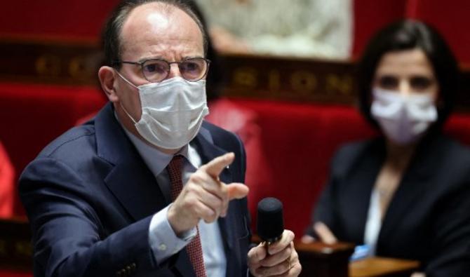 Le Premier ministre français Jean Castex à l'Assemblée nationale à Paris, le 11 janvier 2022. (Photo, AFP)