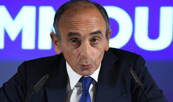 Le candidat d'extrême droite à la présidentielle Eric Zemmour, condamné plusieurs fois pour incitation à la haine. (Photo, AFP)