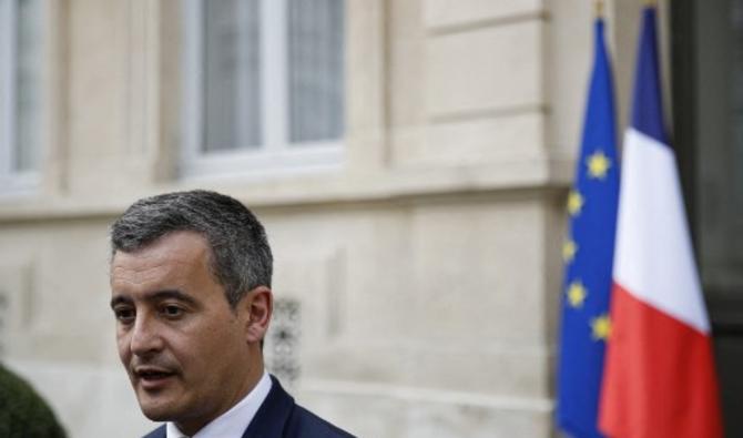 Gérald Darmanin s'exprime devant la presse à l'issue d'une réunion avec les préfets sur l'accueil des «déplacés ukrainiens». (Photo, AFP)