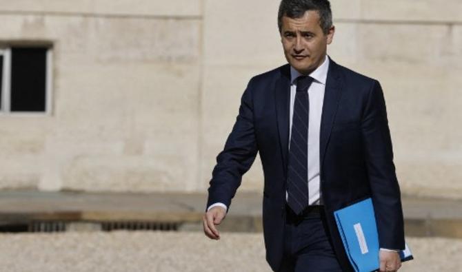 Le ministre français de l'Intérieur Gérald Darmanin arrive pour un déjeuner de travail avec le président français et le Premier ministre néerlandais au sujet de l'invasion russe de l'Ukraine, à l'Elysée à Paris, le 9 mars 2022. (Photo, AFP)