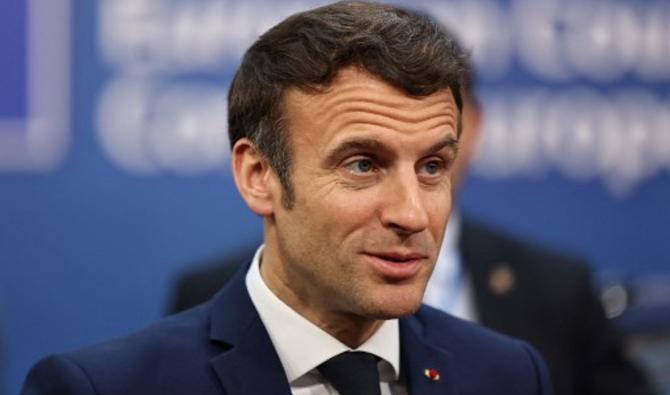 Le président français Emmanuel Macron arrive pour un sommet de l'Union européenne (UE) au siège de l'UE à Bruxelles, le 24 mars 2022. (Photo, AFP)