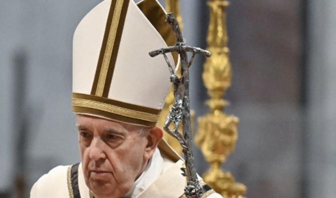 Dans l'après-midi, le pape de 85 ans présidera à la basilique Saint-Pierre la messe de la passion du Christ, point d'orgue du Vendredi Saint. (Photo, AFP)