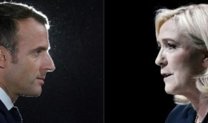 Les deux finalistes à la présidentielle, Emmanuel Macron et Marine Le Pen, s'affrontent vendredi projet contre projet et sur un ton de plus en plus personnel. (Photo, AFP)