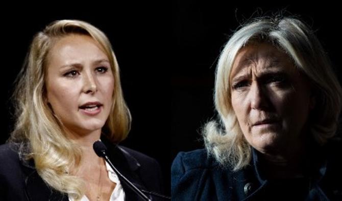 Marine Le Pen a indiqué mardi qu'elle ne prendrait pas dans son gouvernement sa nièce Marion Maréchal, soutien d'Eric Zemmour. (Photo, AFP)