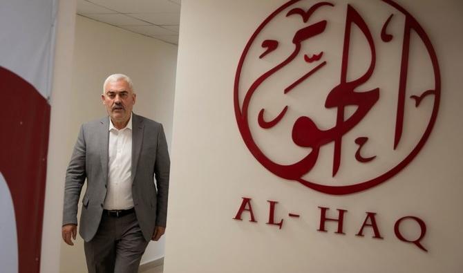 Shawan Jabarin, directeur de l’organisation de défense des droits de l’homme Al-Haq, au siège de l’organisation à Ramallah, en Cisjordanie, le 23 octobre 2021. (Photo, AP) 