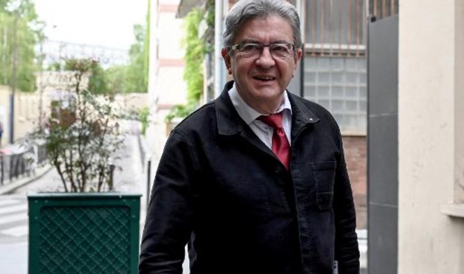 Jean-Luc Melenchon arrive au siège de LFI à Paris, le 3 mai 2022. (Photo, AFP)