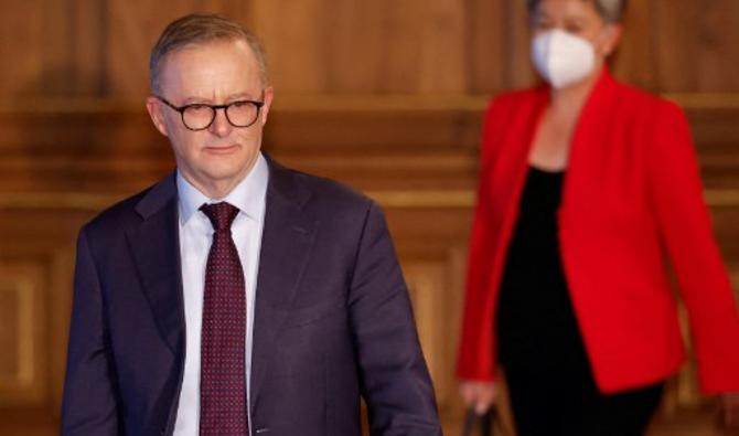 Le travailliste Anthony Albanese, 59 ans, a été investi lundi Premier ministre d'Australie, à l'issue de la victoire de son parti samedi aux législatives. (Photo, AFP)