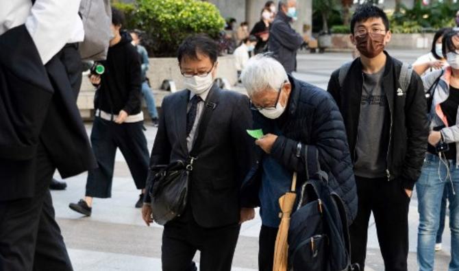 Le cardinal à la retraite Joseph Zen, 90 ans, un des plus hauts ecclésiastiques catholiques de la métropole financière. (Photo, AFP)