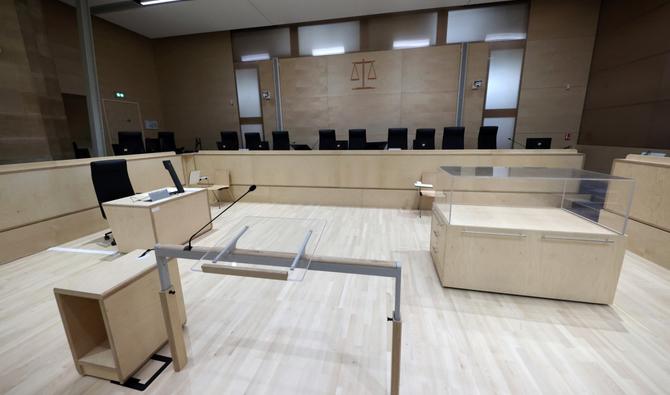 Une vue de la salle d'audience temporaire installée au Palais de Justice de Paris, le 2 septembre 2021. (Photo, AFP)