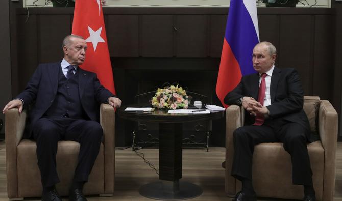 Lors d'un entretien téléphonique, le chef de l'Etat turc a rappelé à son homologue russe qu'une zone « nettoyée du terrorisme », de 30 km de large le long de la frontière turco-syrienne, avait été prévue par un accord signé en 2019 entre Ankara et Moscou mais qu'elle n'avait jamais vu le jour. (Photo, AFP)