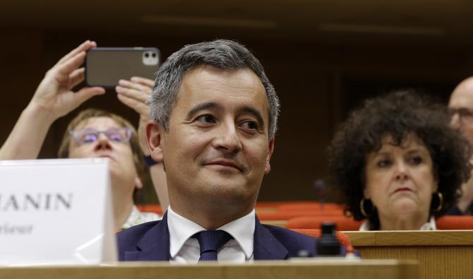 Le ministre français de l'Intérieur Gérald Darmanin, le 1er juin 2022 à Paris. (Photo, AFP)