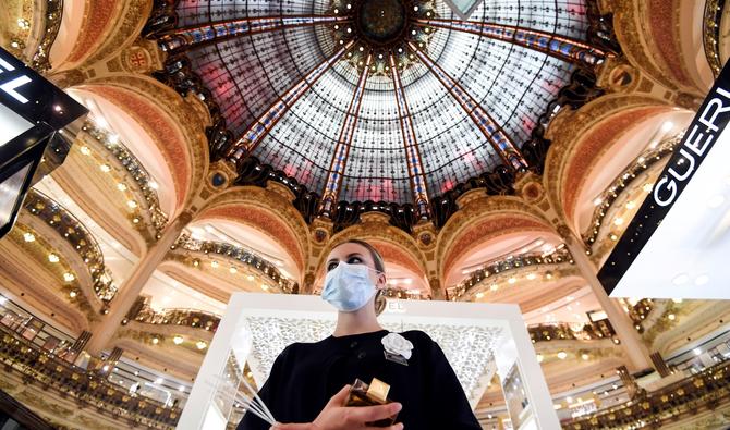 Aux Galeries Lafayette, les travaux de la «Wellness Galerie» ne sont pas tout à fait achevés. L'enseigne espère une montée en puissance à partir de la rentrée. (Photo, AFP)