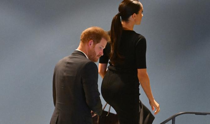 Le prince Harry est venu à l'ONU avec sa femme Meghan Markle. (Photo, AFP)