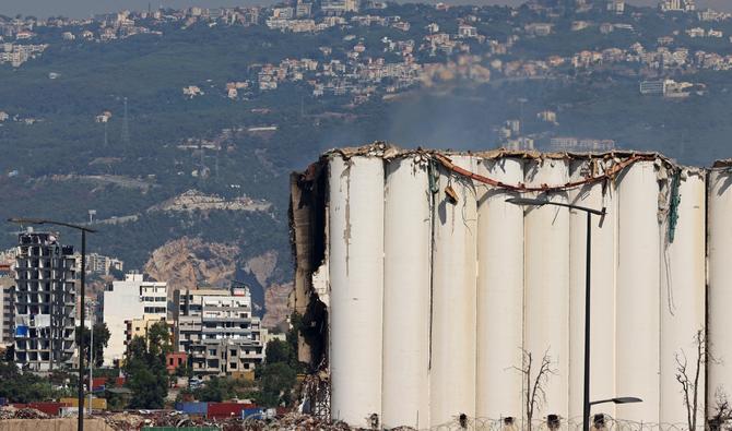 En avril, le Liban avait ordonné la démolition des silos, mais la décision a été suspendue en raison de l'opposition des proches des victimes du drame qui veulent en faire un lieu de mémoire. (Photo, AFP)