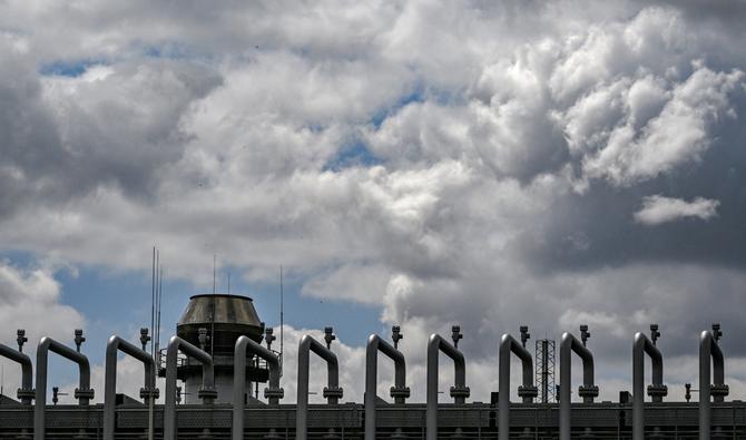 Des tuyaux et des manomètres pour conduites de gaz sont photographiés à Open Grid Europe (OGE), l'un des plus grands opérateurs de réseau de transport de gaz d'Europe, à Werne, dans l'ouest de l'Allemagne, le 15 juillet 2022. (Photo, AFP)