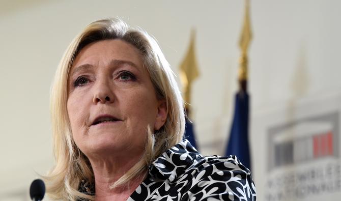 La dirigeante du parti d'extrême droite français Rassemblement national (RN) Marine Le Pen donne une conférence de presse à l'Assemblée nationale à Paris, le 2 août 2022. (Photo, AFP)