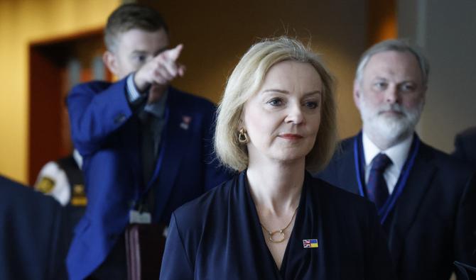 La Première ministre britannique Liz Truss traverse le siège des Nations Unies à New York, le 20 septembre 2022. (Photo, AFP)